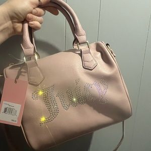 NWT Juicy Couture rhinestone logo tote
